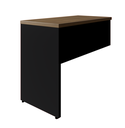 Ver imagem 5 de Mesa em L Savoia 30mm 120x150cm Escritório Macadamia/preto