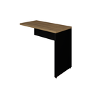 Ver imagem 3 de Mesa em L Savoia 30mm 120x150cm Escritório Macadamia/preto