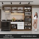 Ver imagem 6 de Armário de Cozinha Completa 270cm Rustic/Branco Stella Madesa 10