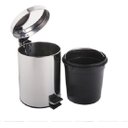 Ver imagem 4 de Lixeira Inox 5 Litros Balde Removível