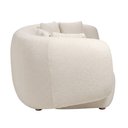Ver imagem 6 de Sofá 3 Lugares Orgânico para Sala Living 210cm Sonata Bouclé Off White - Nexta Casa