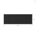 Ver imagem 4 de Cabeceira Para Cama Casal Tulipa 1,60 Estofada Suede Preto - Rede Móveis