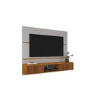Ver imagem 2 de Painel para TV Âmbar 65 Polegadas 160cm Ripado Off White Nature Bechara Móveis