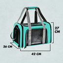 Ver imagem 3 de Bolsa de Viagem para Transporte Pet - Verde
