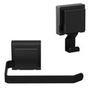 Ver imagem 1 de Porta Papel Higiênico e Cabide Gancho com Ventosa Preto Max