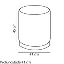 Ver imagem 4 de Puff Puf Para Sala Base Metal Saien Linho SL 76 Peer