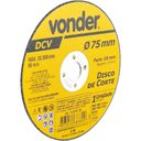 Ver imagem 3 de Disco de Corte 75 mm x 1,4 mm x 10 mm Vonder