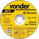 Ver imagem 1 de Disco de Corte 75 mm x 1,4 mm x 10 mm Vonder