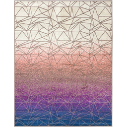 Tapete para Sala 2,00x2,50m Nuvem Trincado 3D Agua Geométrico - 2 Tapete para Sala 2,00x2,50m Nuvem Trincado 3D Agua Geométrico - 2