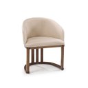 Ver imagem 1 de Poltrona Aylla - Acabamento Champagne - Tecido Fit Creme