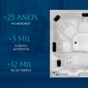 Ver imagem 4 de Spa Retangular Valencia Padrão com Hidro em Acrílico