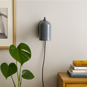 Luminária de Parede Arandela Articulada Spot Olga Collor Cinza