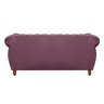 Sofá Chesterfield Realeza 3 Lugares Decoração Retrô - Veludo Roxo - 3