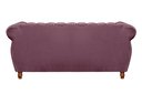 Ver imagem 3 de Sofá Chesterfield Realeza 3 Lugares Decoração Retrô - Veludo Roxo