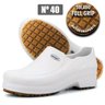 Bota Calçado Segurança Eva P/Limpeza Antiderrapante Nº 40 - Branco - 38 - 1