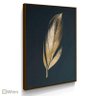 Quadro Decorativo Pena Dourada - 1