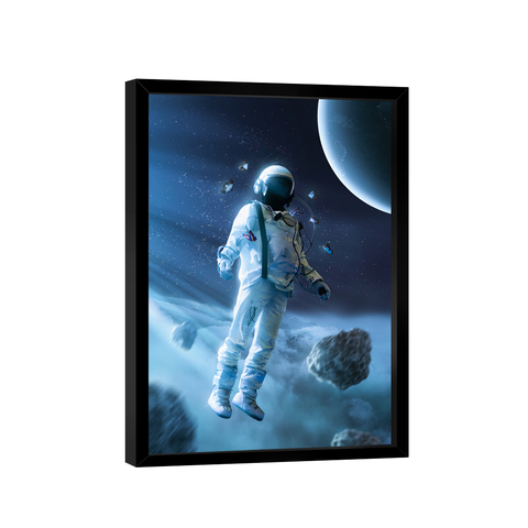 QUADRO DECORATIVO ASTRONAUTA BLUE