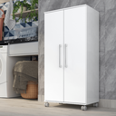 Ver imagem 1 de Armario Lavanderia Michele 2 Pts 1,10m com Rodinhas