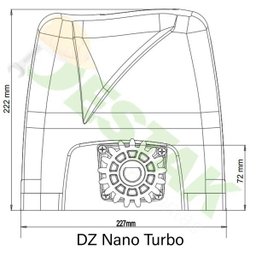 Kit Motor Rossi Dz Nano Turbo 4M Crem 4 Control 110V 600kg - 3