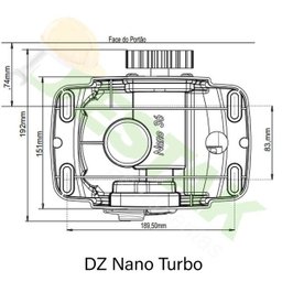 Kit Motor Rossi Dz Nano Turbo 4M Crem 4 Control 110V 600kg - 8