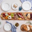 Ver imagem 5 de Prato de Porcelana Branca 27cm Raso Jantar Tramontina Ingrid Cozinha Servir Entradas Mesa Posta