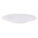 Ver imagem 4 de Prato de Porcelana Branca 27cm Raso Jantar Tramontina Ingrid Cozinha Servir Entradas Mesa Posta