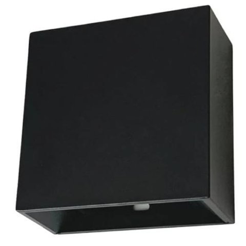 Arandela Lisboa Externa Facho Duplo Ajustavel Preta