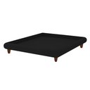 Ver imagem 6 de Cama King Japonesa 210cm Pés Madeira Haru Veludo Preto - Sallar Home