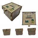 Ver imagem 3 de Cofre Guardar Woodbox Desafio 30 Mil Junte Dinheiro Natural