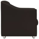 Ver imagem 3 de Kit Namoradeira + 4 Poltronas Decorativas para Sala Mila Suede Cores Pé de Plastico Cromado