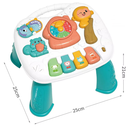 Ver imagem 2 de Mesa de Atividades Infantil Musical e Luzes Didática Interativa Divertida  Com Suporte