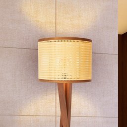 Luminária Abajur Paris Cúpula Indiana Detalhada Sala Bivolt - Palha/dourado - 2