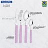 Faqueiro Bliss 16 Peças em Aço Inox e Cabos de Polipropileno Lavanda Tramontina 29899/139 - 3