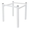 Pés para Mesa de Jantar Base de Mesa Quadrada 0,80 para Tampos de Vidro Madeira ou Granito Mármore B - 1