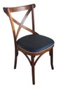 Ver imagem 2 de Kit 4 Cadeiras Madeira Assento Estofadas Gourmet Luxo