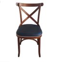 Ver imagem 1 de Kit 4 Cadeiras Madeira Assento Estofadas Gourmet Luxo