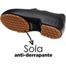 Sapato Antiderrapante de Borracha Branco Nº 33 - PRETO - 36 - 3