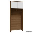 Ver imagem 1 de Guarda Roupa Modulado Ponte 100cm 2 Portas 245cm Alt Setiba