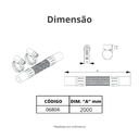 Ver imagem 3 de Flexível Gás para Espigão 3/8'' Comprimento 2 Metros Durín