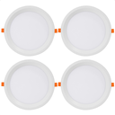 Ver imagem 1 de Kit 4 Painel de Led Redondo Embutir Recuado 24w Bivolt Taschibra 6500k Frio