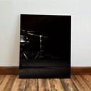 Ver imagem 7 de Kit 3 Quadro Decorativo Rock Guitarra Bateria Estúdio Música 28x20cm