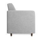 Ver imagem 4 de Sofá 03 Lugares Arezzo Suede Cinza Pés Chanfrado Tabaco - D'Rossi DRossi