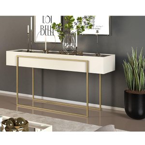 Aparador para Sala Petri Off White – DJ Móveis