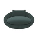 Ver imagem 1 de Caminha Pet Poltrona Golden 78cm Veludo Verde Petróleo - Sallar Home
