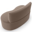 Ver imagem 7 de Sofá 2 Lugares 140cm Orgânico para Sala de Estar Living Larissa L02 Bouclê Bege - Lyam Decor