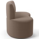 Ver imagem 6 de Sofá 2 Lugares 140cm Orgânico para Sala de Estar Living Larissa L02 Bouclê Bege - Lyam Decor