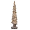 Arvore de Natal em Resina Ginger Bege 33,5x8,5cm Florarte - 1