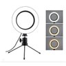 Iluminador Ring Light Tripé Mesa Profissional Youtuber - 4