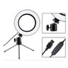 Iluminador Ring Light Tripé Mesa Profissional Youtuber - 3