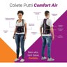 Colete Corretor Postural Putti Comfort AIR Largo Hidrolight - Preto - M - 4